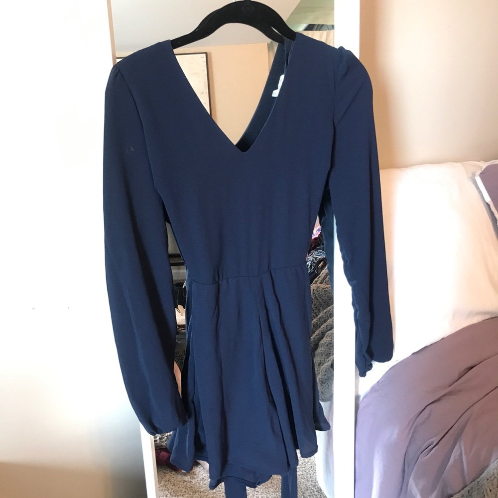 Navy romper